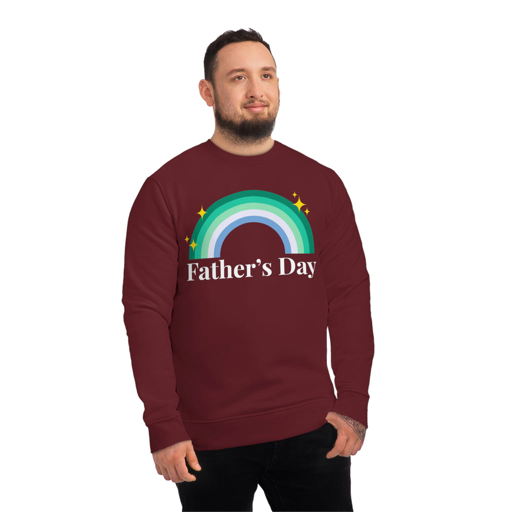 Gay Pride Flag Sweatshirt Unisex Size - Father's Day Printify