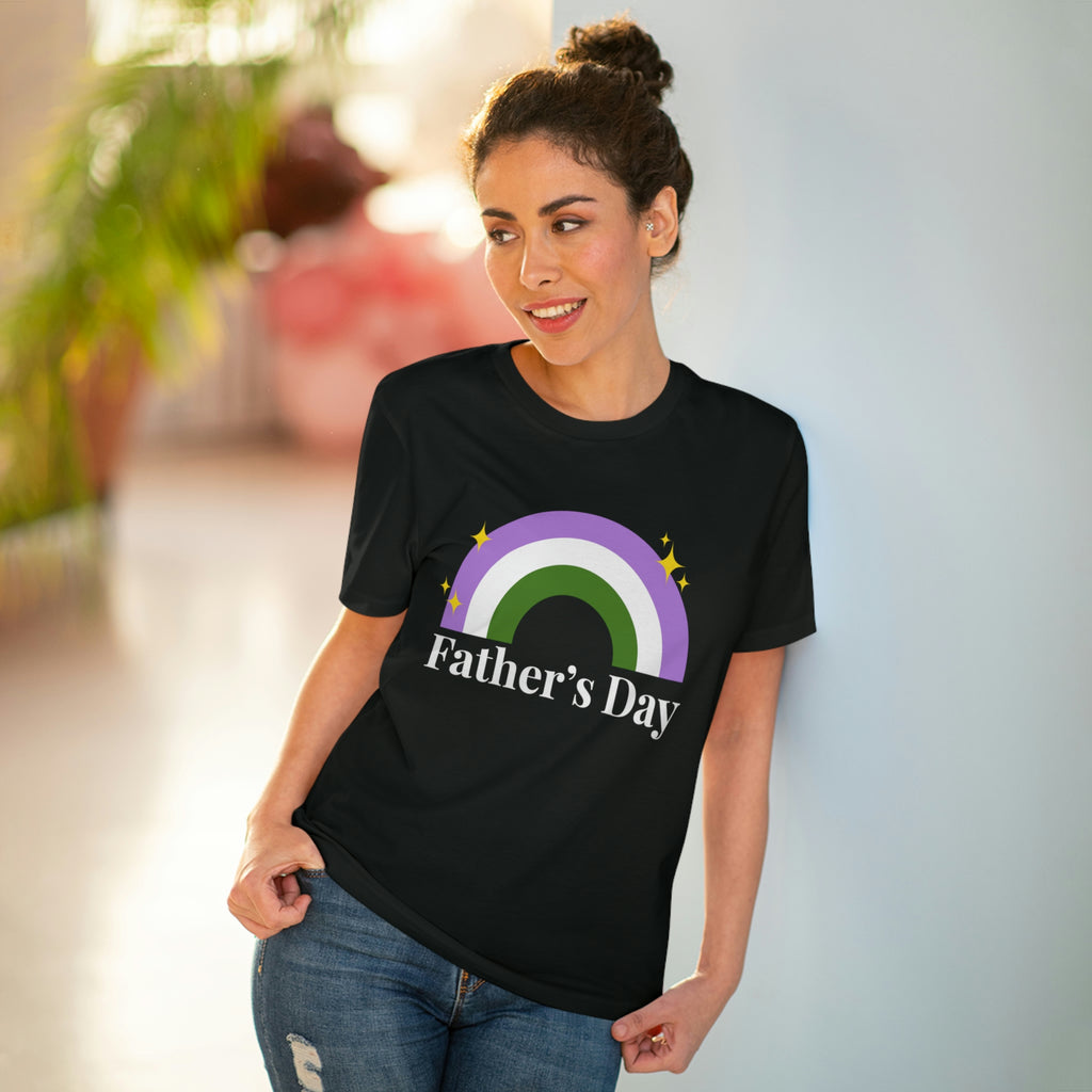 Genderqueer Pride Flag T-shirt Unisex Size - Father's Day Printify