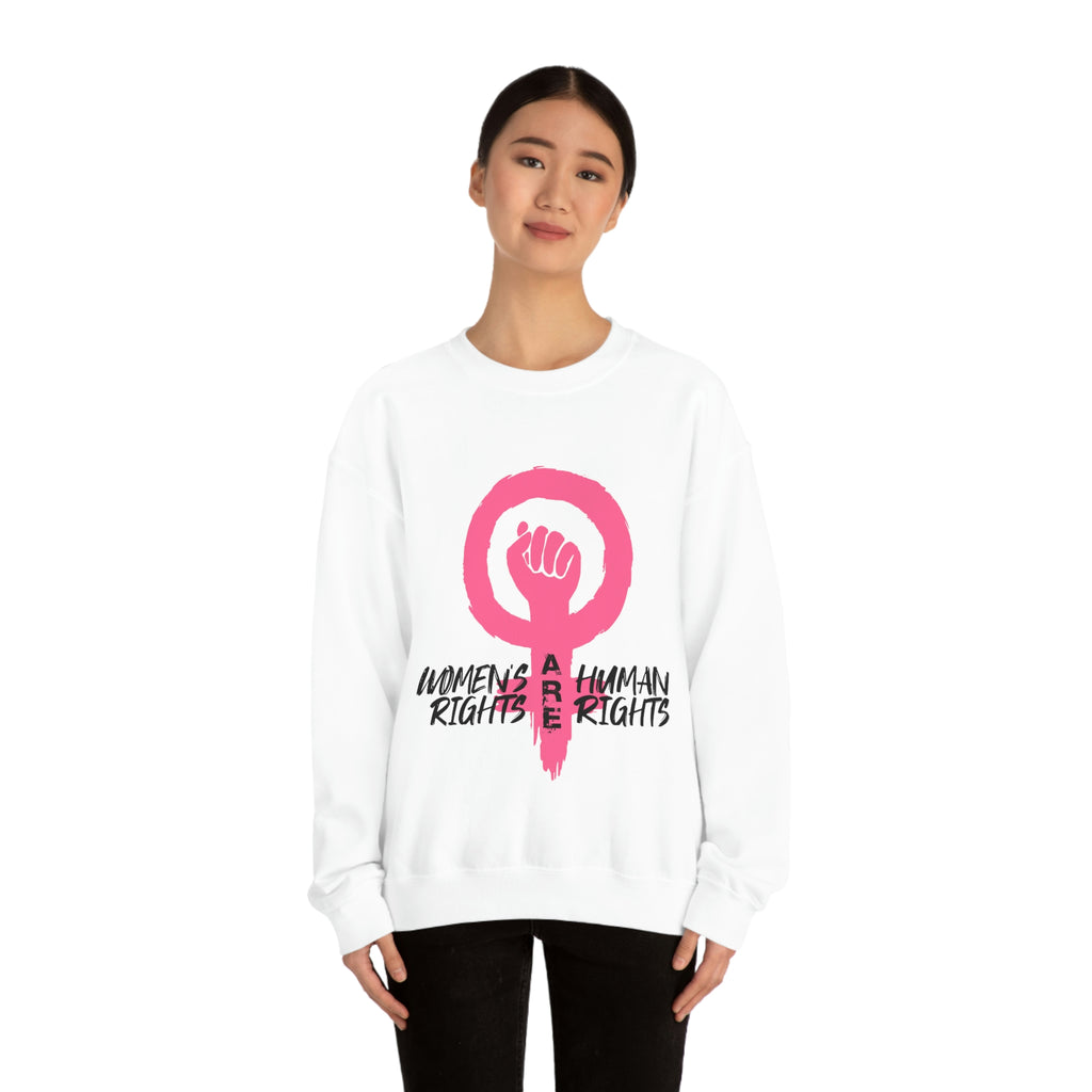 Women Empowerment / Feminist  Sweatshirt  Unisex-size - Women's Rights Are Human Rights Printify