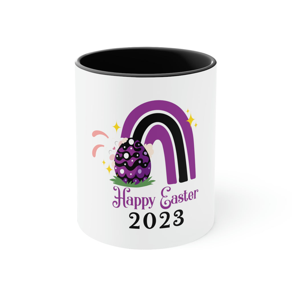 Labrys Lesbian Flag Accent Coffee Mug Easter Festival - Happy Easter 2023 SHAVA