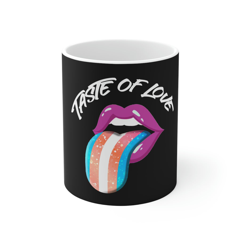 11oz Black Mug - Taste Of Love Printify