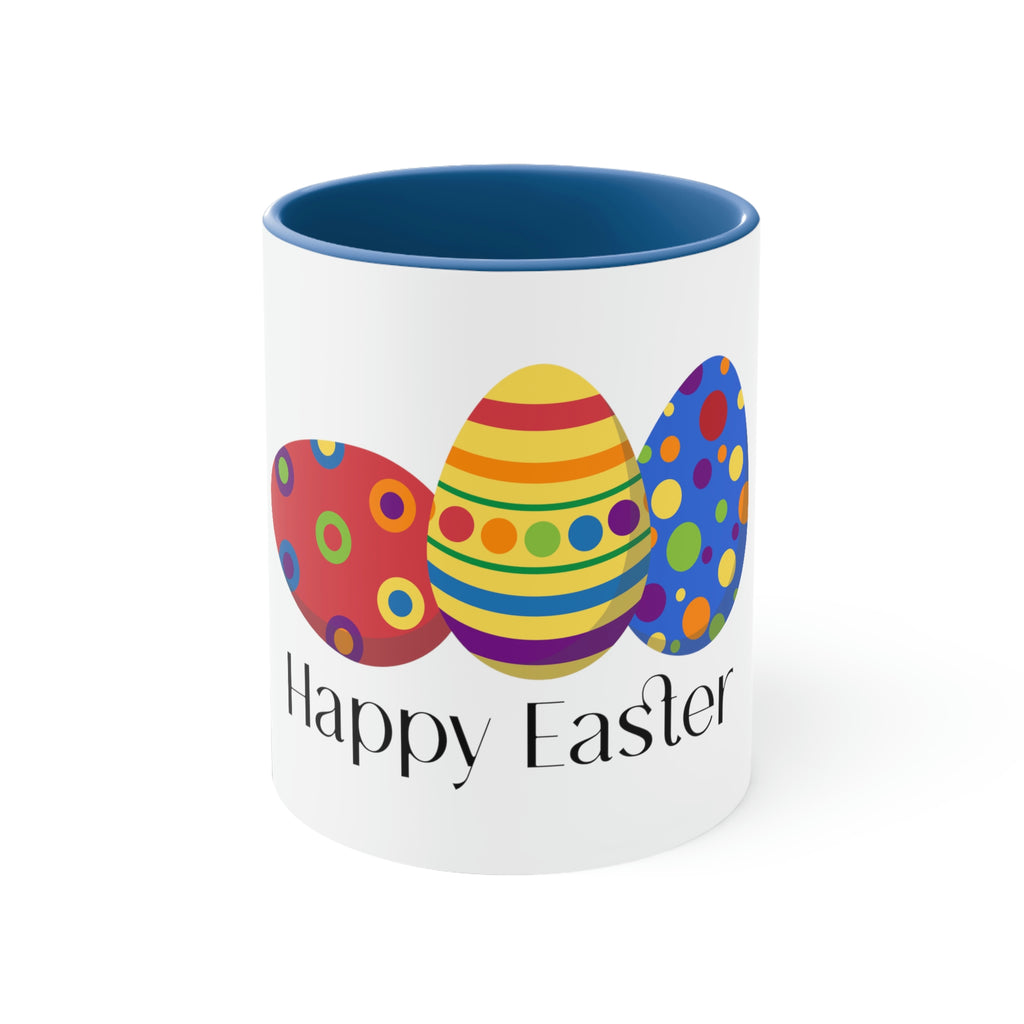 Rainbow Flag Accent Coffee Mug Easter Festival - Happy Easter SHAVA