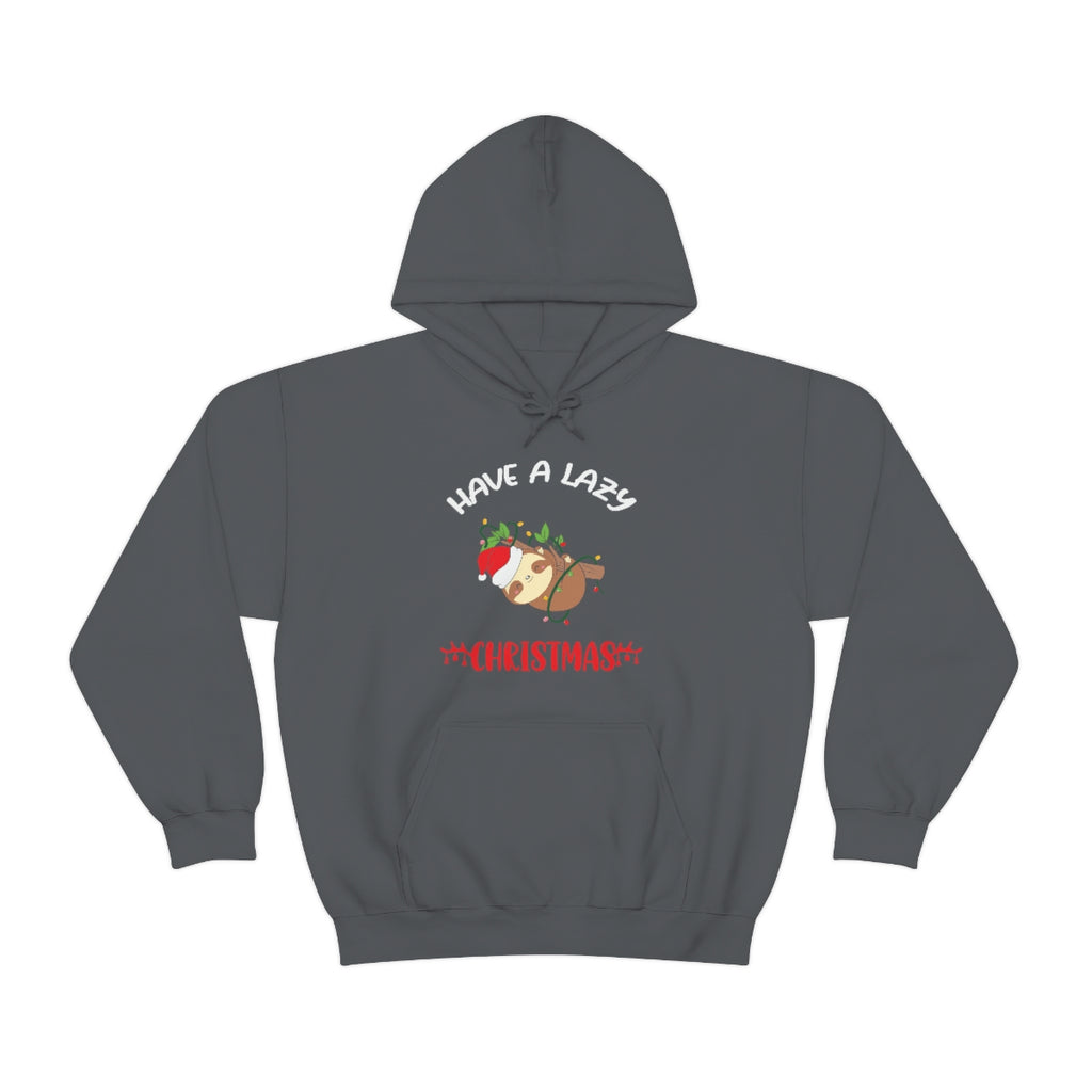 Merry Christmas Hoodie Unisex Custom Hoodie , Hooded Sweatshirt , Have a Lazy Christmas Printify