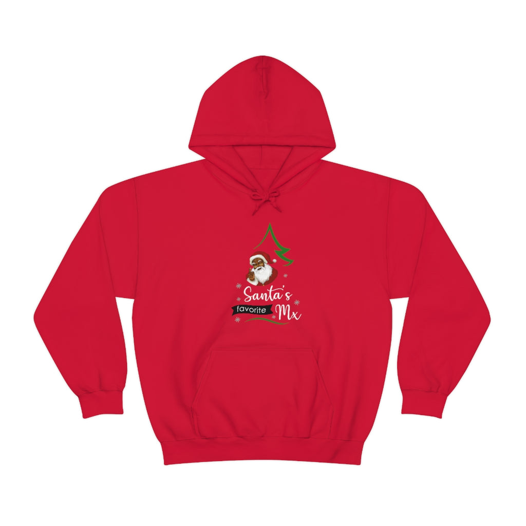 Christmas Custom Hoodie Unisex Custom Hoodie , Hooded Sweatshirt , SANTA’S FAVORITE Mx Printify