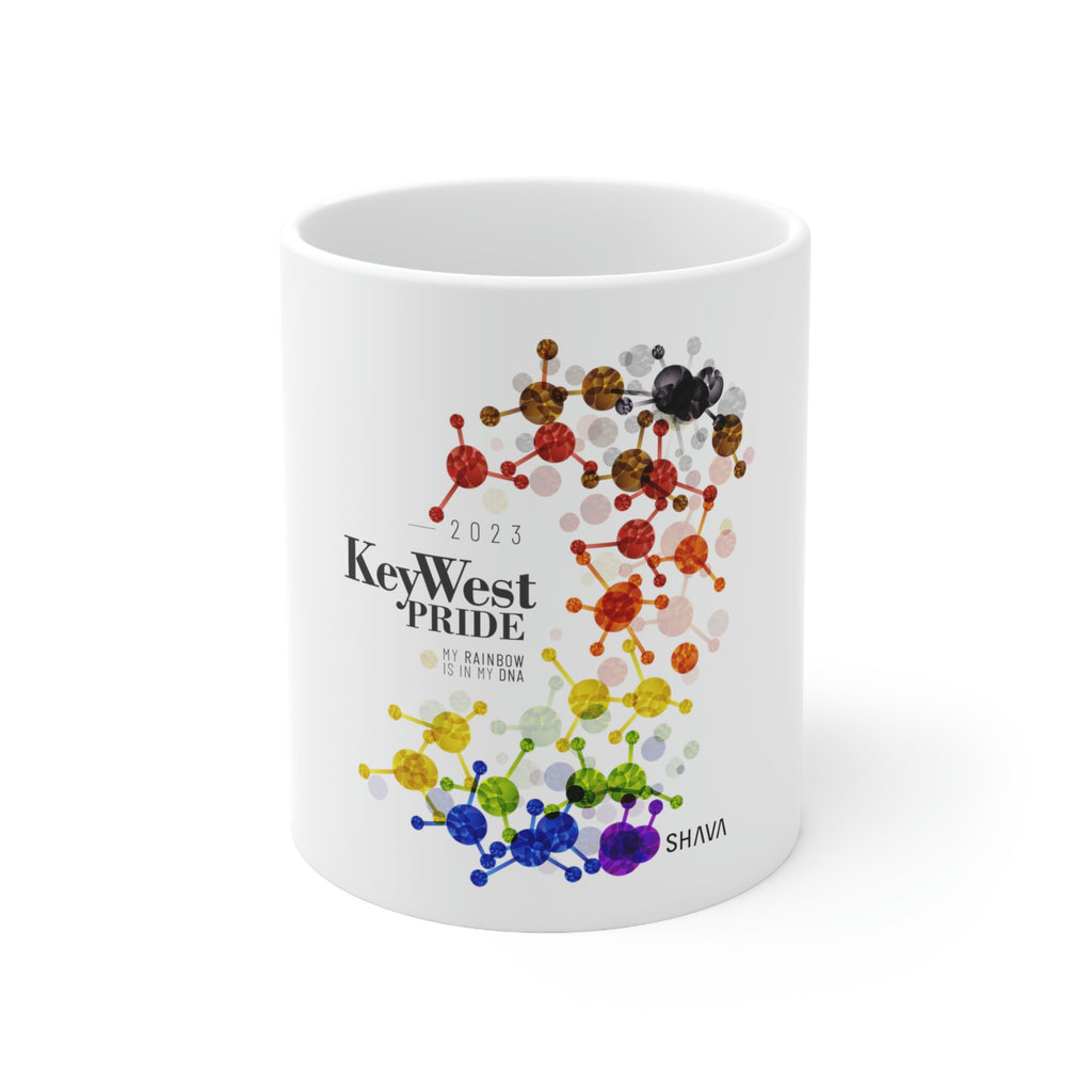 Philadelphia Flag Ceramic Mug Key West Pride - Rainbow Is In My DNA SHAVA CO