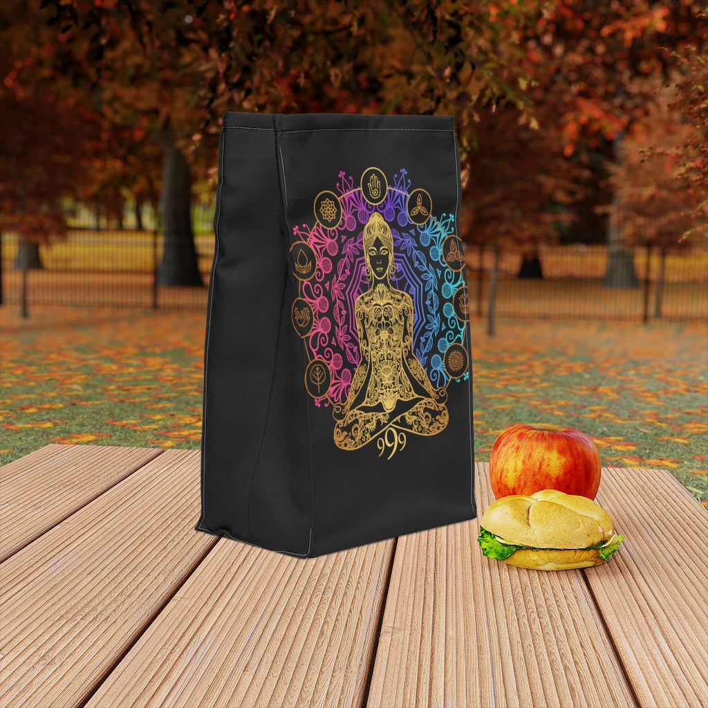 SAC Home & Livings Kitchen Accessories  / Polyester Lunch Bag / Meditation Printify