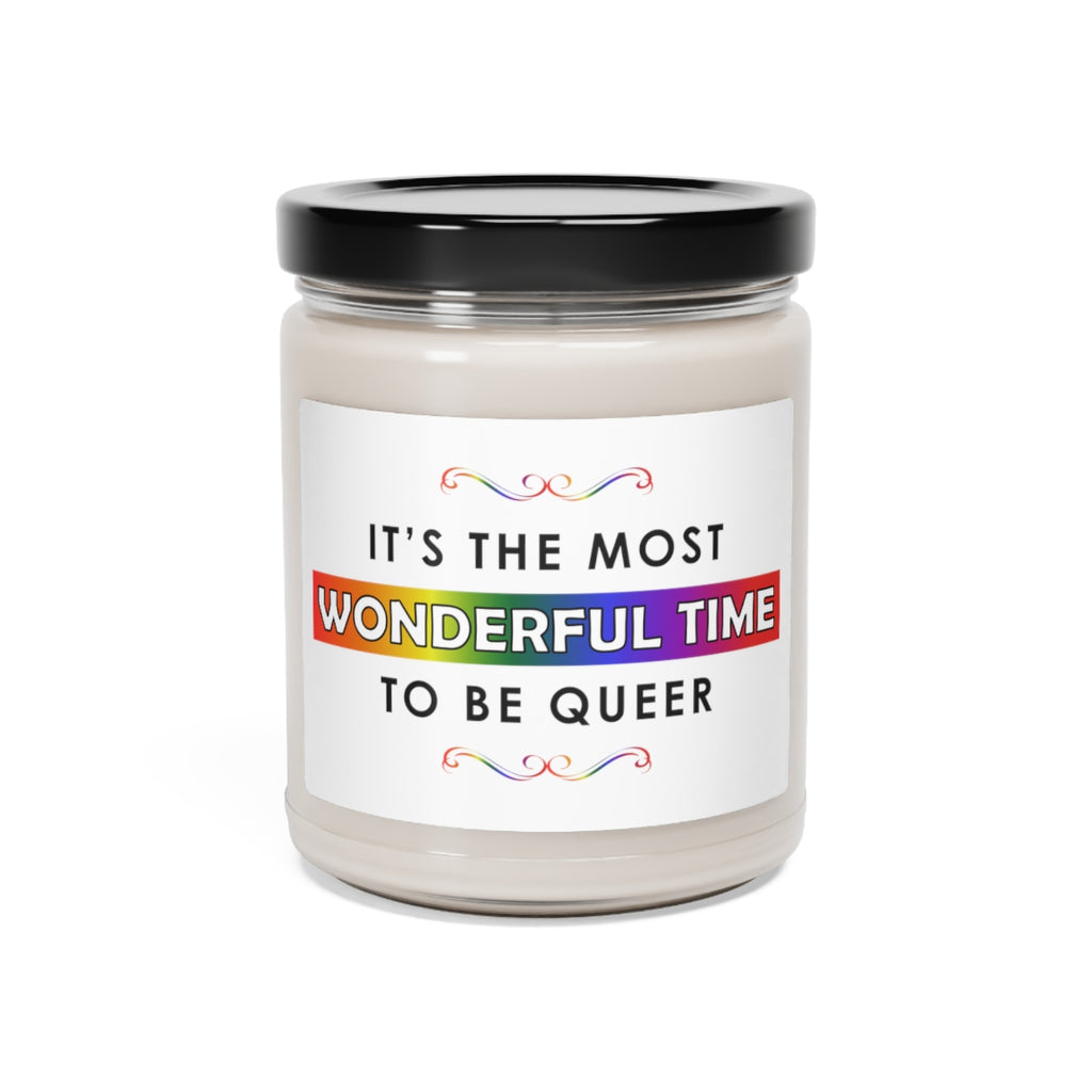 Christmas LGBTQ Custom Scented Soy Jar Candle, 9oz Printify