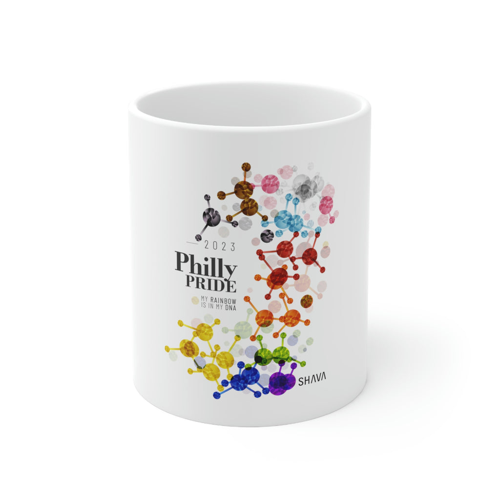 Progress Philly Pride Ceramic Mug - Rainbow Is In My DNA SHAVA CO