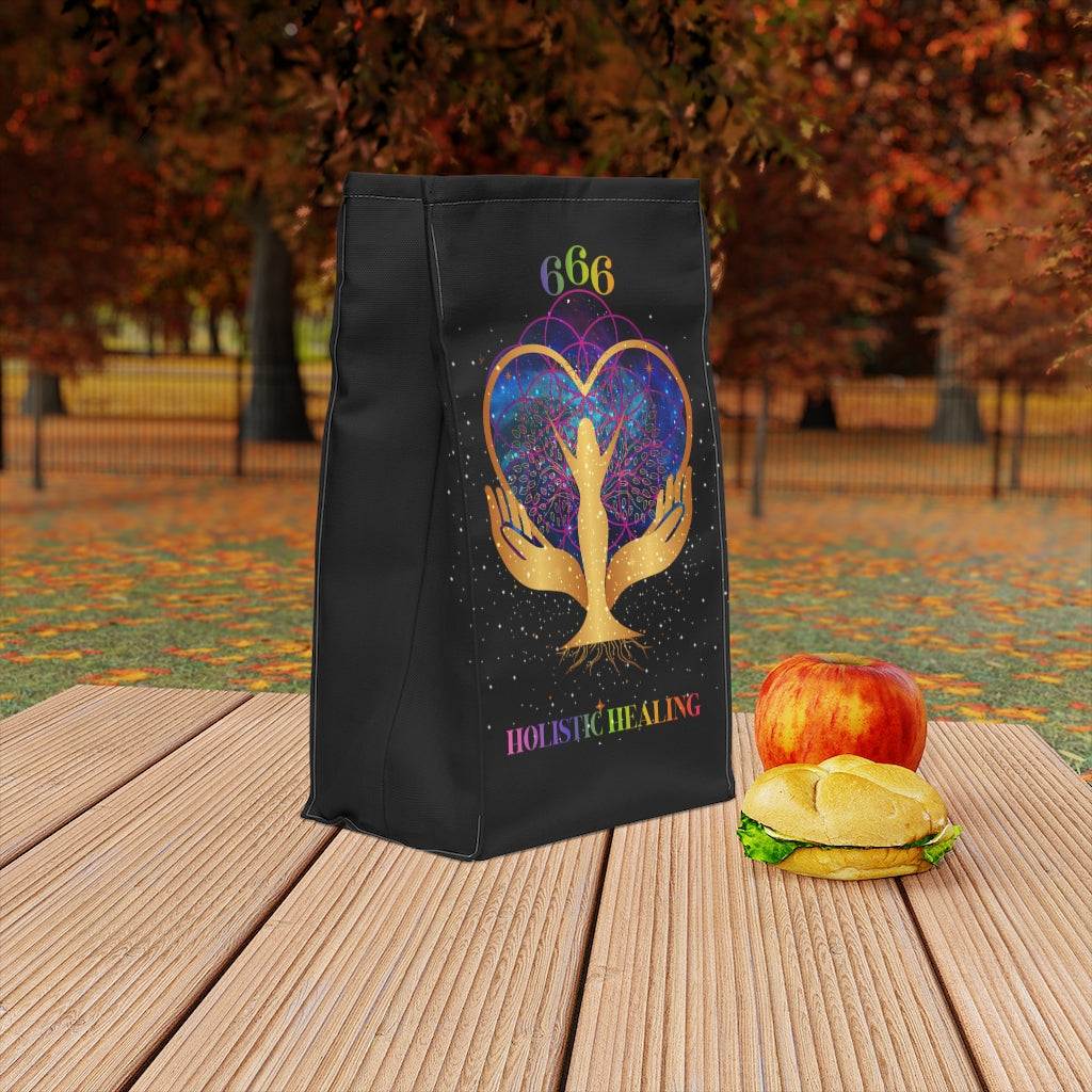 SAC Home & Livings Kitchen Accessories  / Polyester Lunch Bag / Holistic Healing Printify