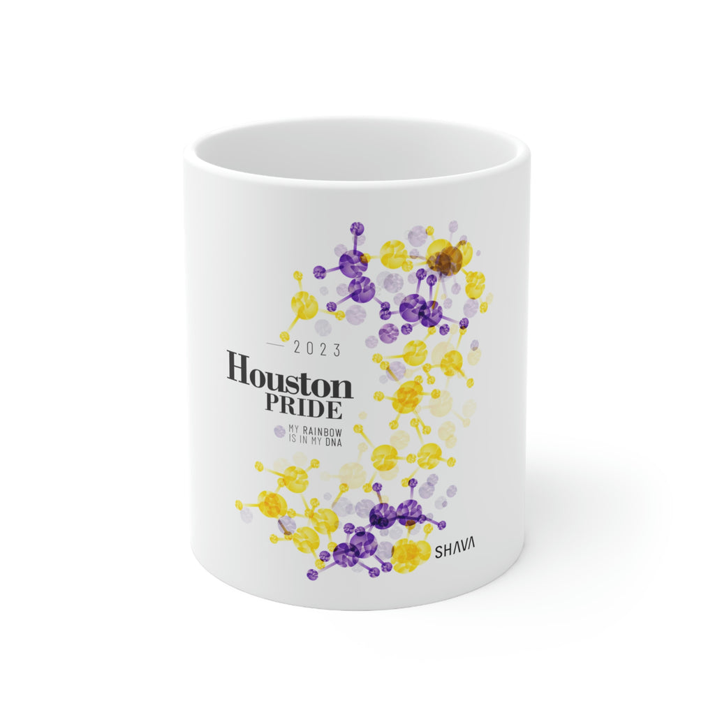 Intersex Flag Ceramic Mug Houston Pride - Rainbow Is In My DNA SHAVA CO