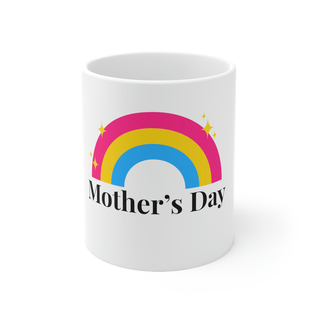 Pansexual Flag Ceramic Mug  - Mother's Day Printify