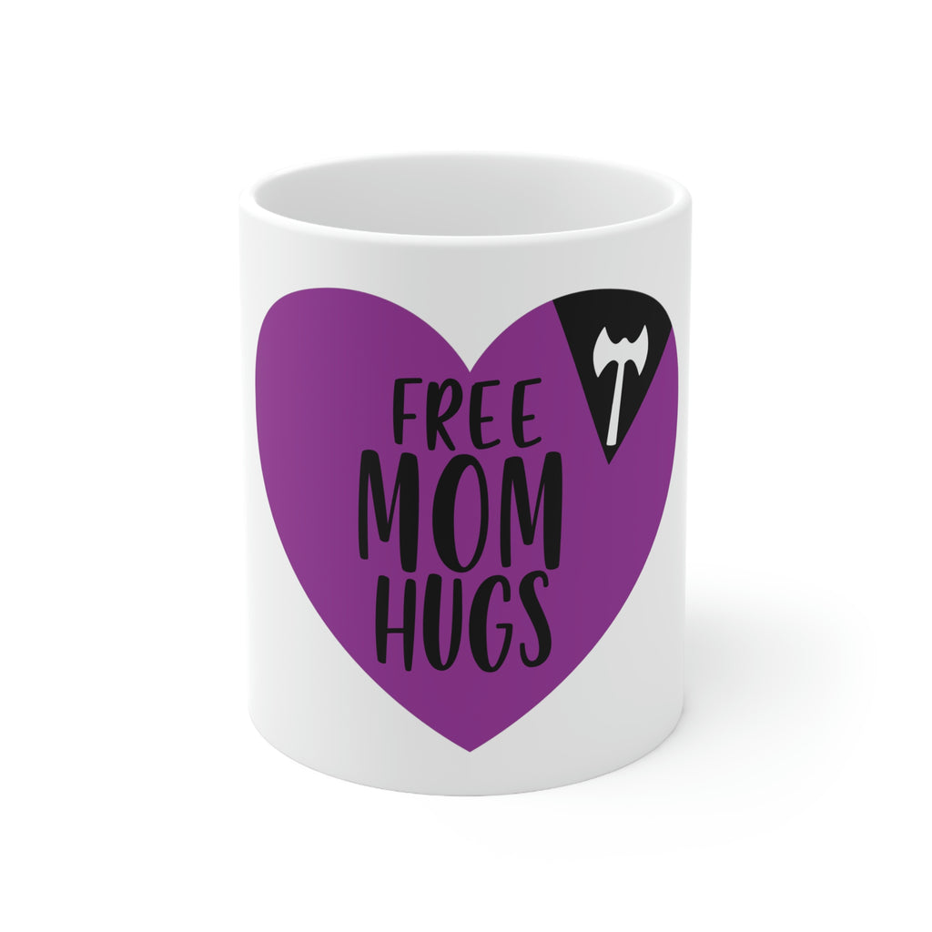 Labrys Lesbian Flag Ceramic Mug  - Free Mom Hugs Printify