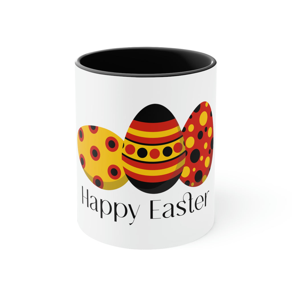Rubber Flag Accent Coffee Mug Easter Festival - Happy Easter SHAVA