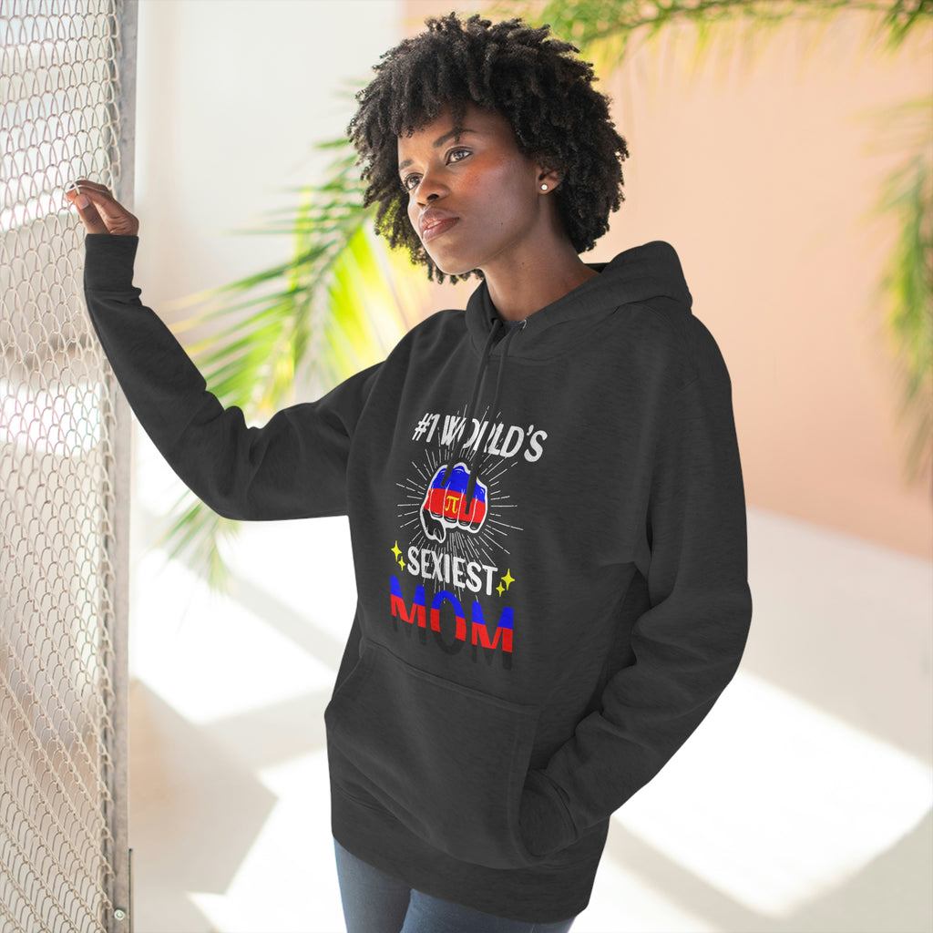 Polyamory Flag Mother's Day Unisex Premium Pullover Hoodie - #1 World's Gayest Mom Printify