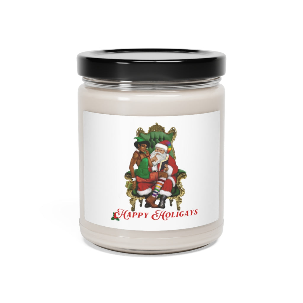 Christmas LGBTQ Custom Scented Soy Jar Candle, 9oz Printify