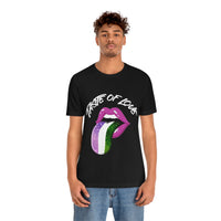 Thumbnail for Genderqueer Flag LGBTQ Affirmation T-shirt  Unisex Size - Taste Of Love Printify