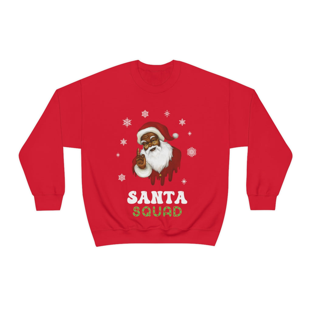 Merry Christmas Unisex Sweatshirts , Sweatshirt , Women Sweatshirt , Men Sweatshirt ,Crewneck Sweatshirt, Santa Squad Printify