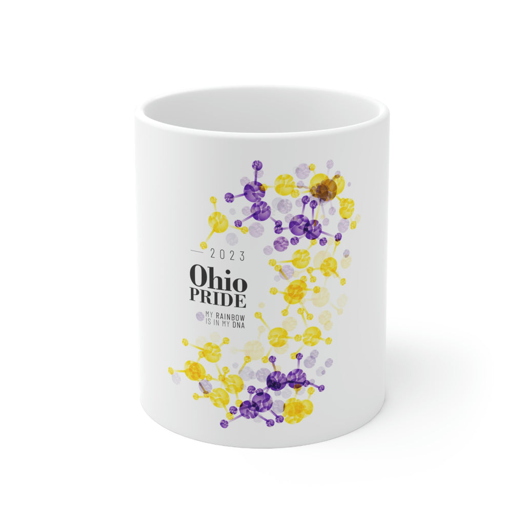 Intersex Ceramic Mug Ohio Pride - My Rainbow Is In My DNA SHAVA CO