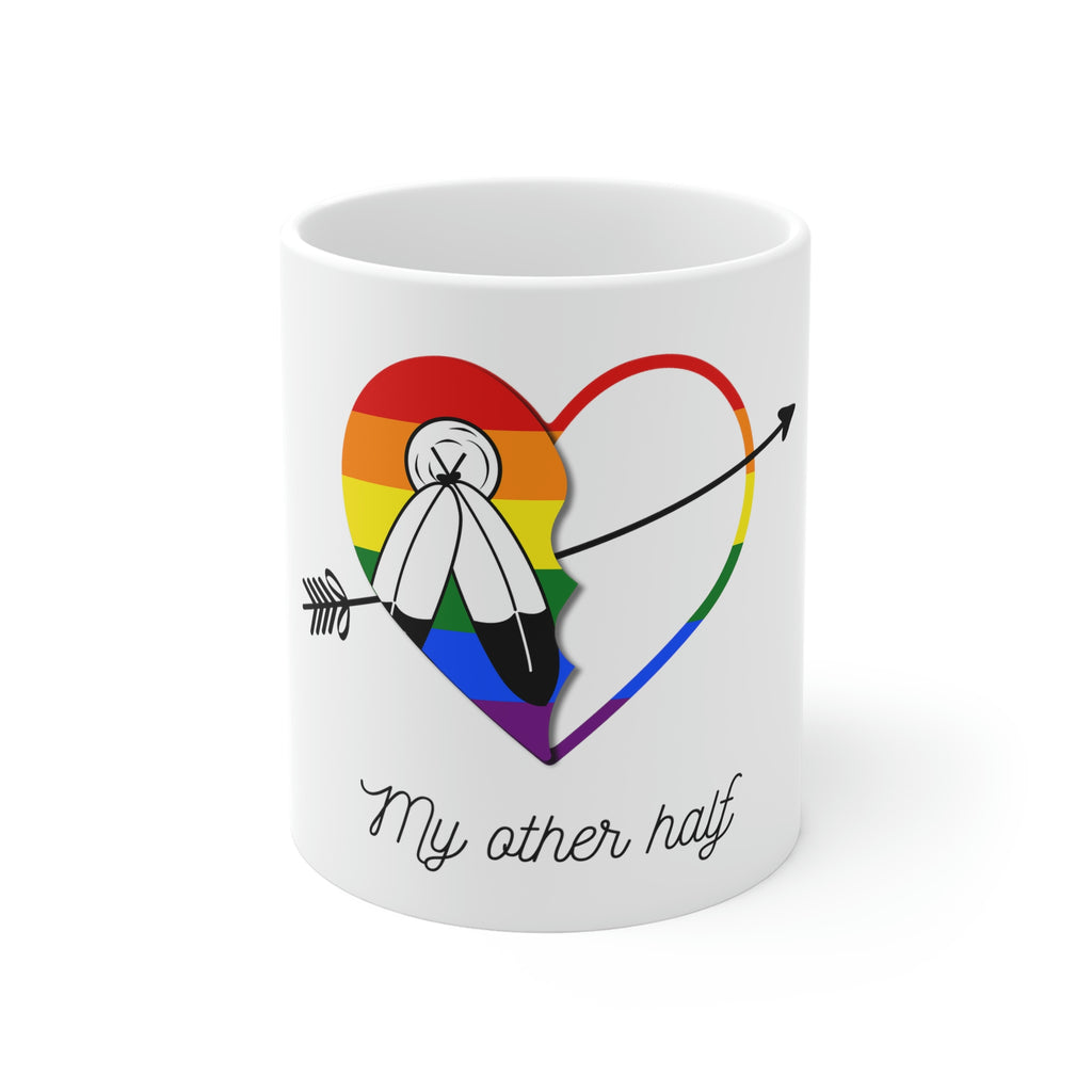 11oz White Mug - My Other Half Printify