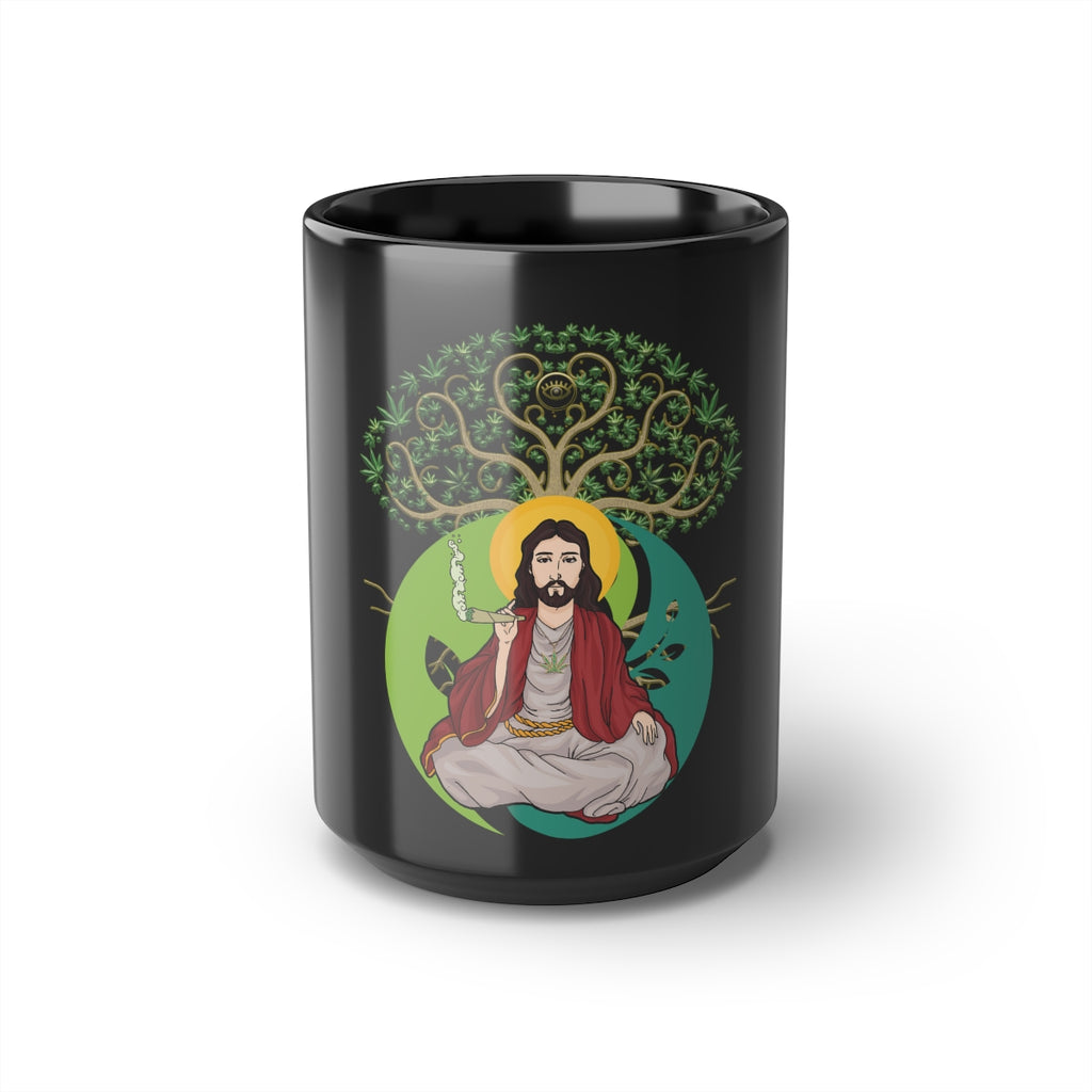 KCC Home & Livings-Mugs  15oz / Home Living / White Jesus Printify