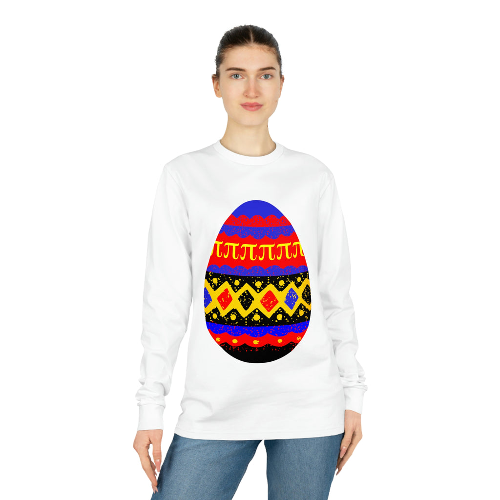 Polyamory Flag Shifts Dry Long Sleeve Tee Easter Festival Unisex Size - Egg Printify
