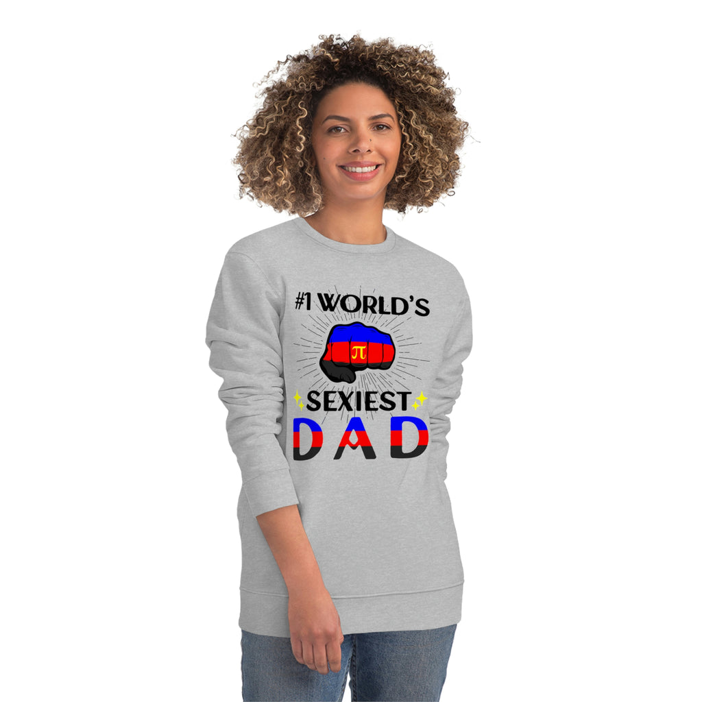 Polyamory Pride Flag Sweatshirt Unisex Size - #1 World's Gayest Dad Printify