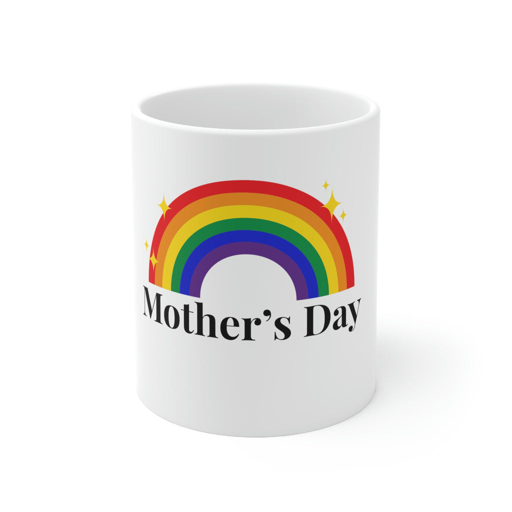 Lgbtq Flag Ceramic Mug  - Mother's Day Printify