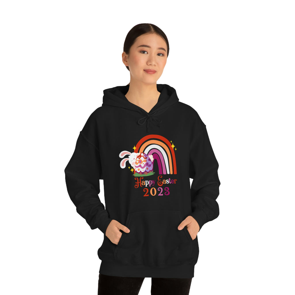 Lesbian Flag Hoodie  Easter Festival Unisex Size - Happy Easter 2023 SHAVA