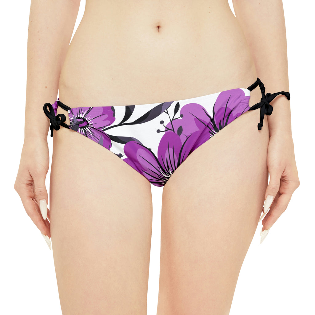 Labrys Lesbian Pride Flag Loop Tie Side Bikini Bottom Printify