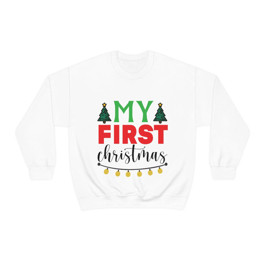 Merry Christmas Unisex Sweatshirts , Sweatshirt , Women Sweatshirt , Men Sweatshirt ,Crewneck Sweatshirt, My First Christmas Printify