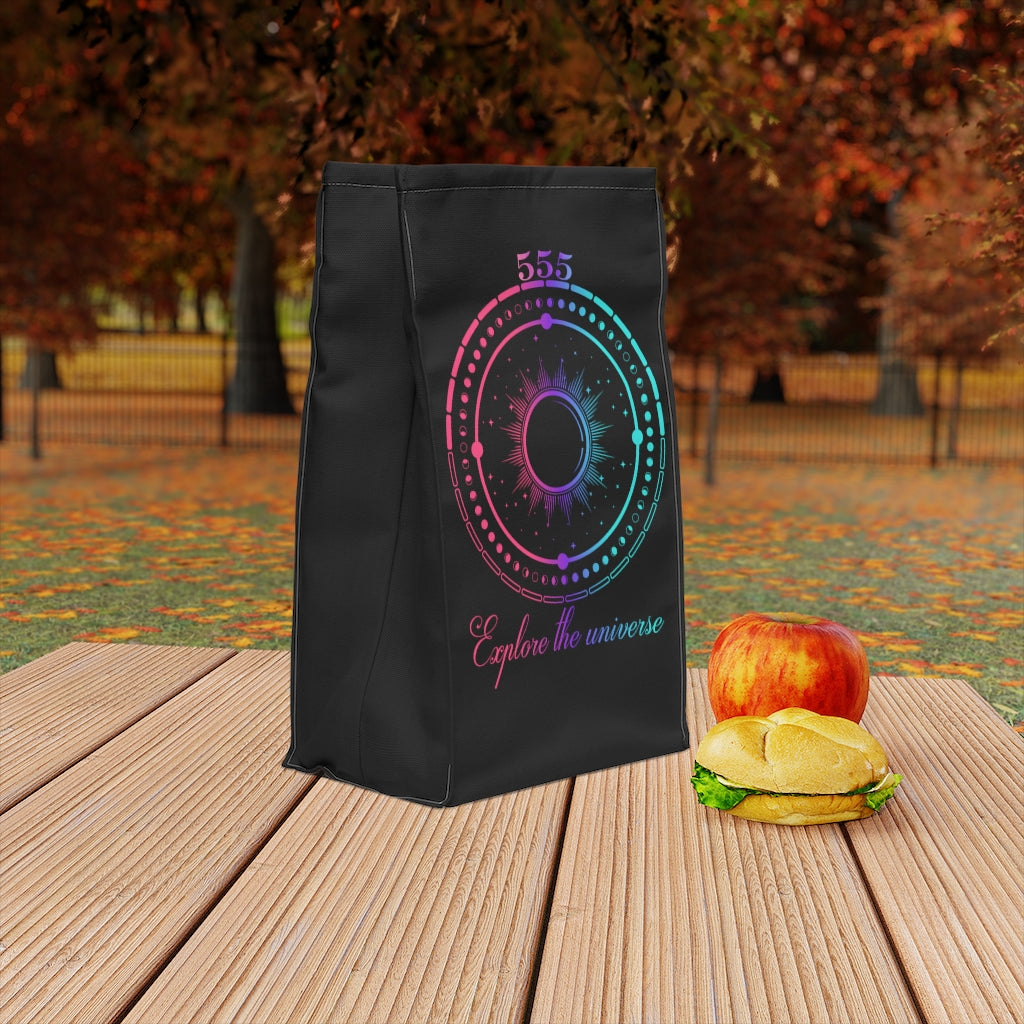 SAC Home & Livings Kitchen Accessories  / Polyester Lunch Bag / Explore the Universe Printify