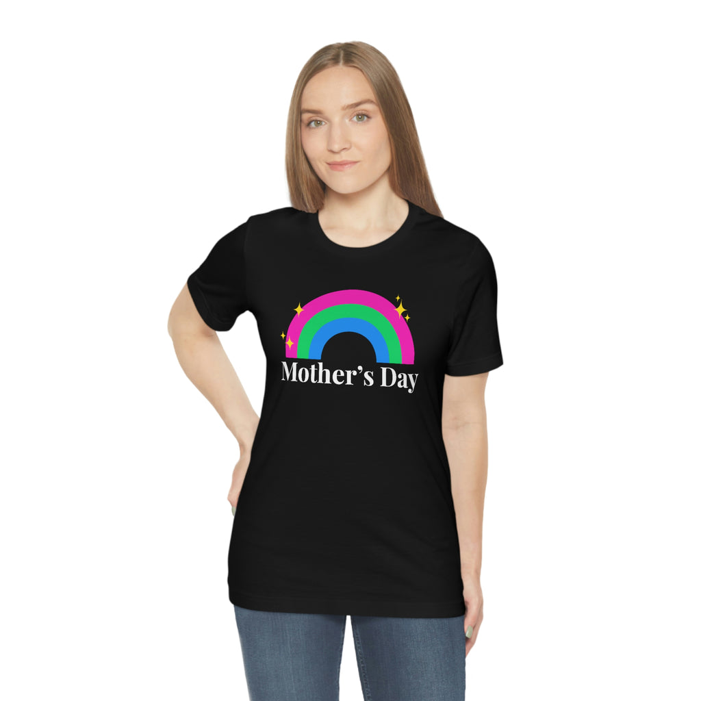 Polysexual Pride Flag Mother's Day Unisex Short Sleeve Tee - Mother's Day SHAVA CO