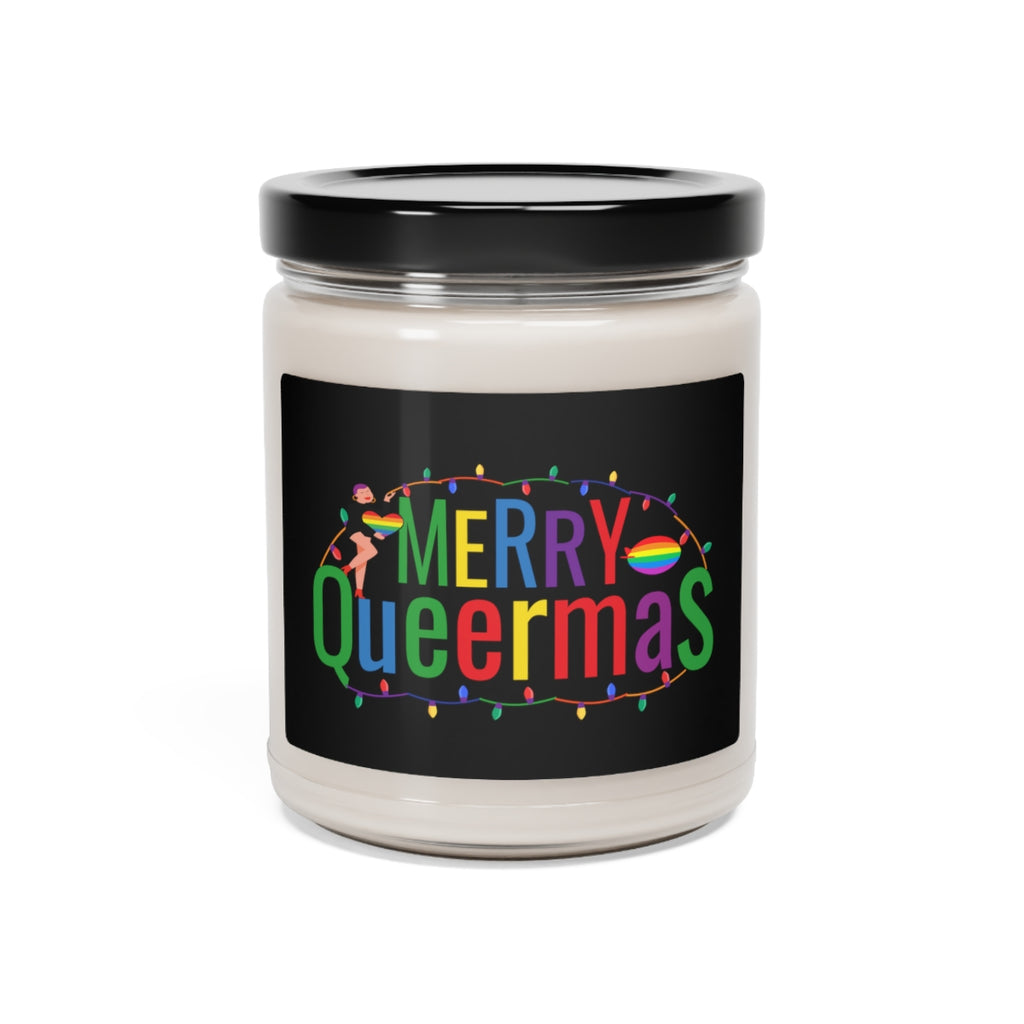 Christmas LGBTQ Custom Scented Soy Jar Candle, 9oz Printify