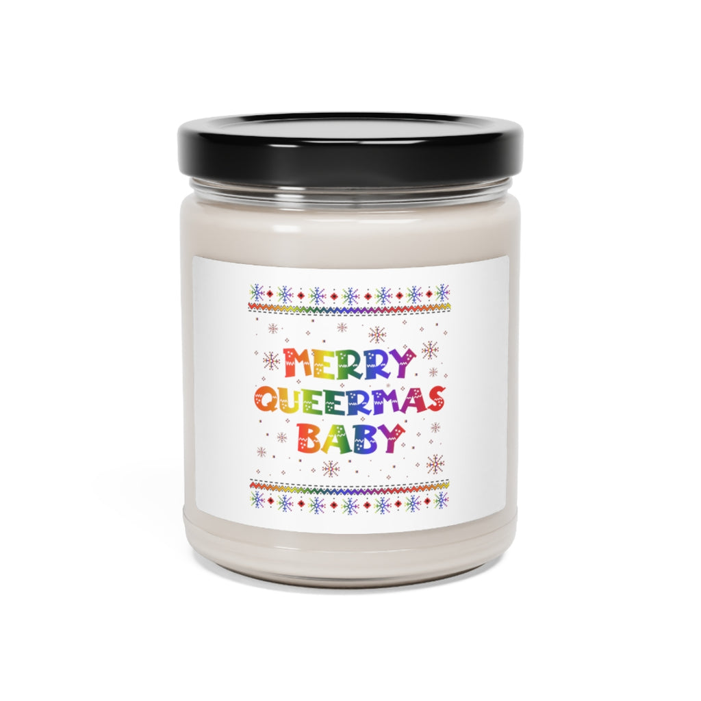 Christmas LGBTQ Custom Scented Soy Jar Candle, 9oz Printify