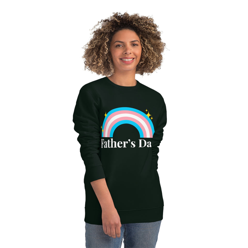 Transgender Pride Flag Sweatshirt Unisex Size - Father's Day Printify