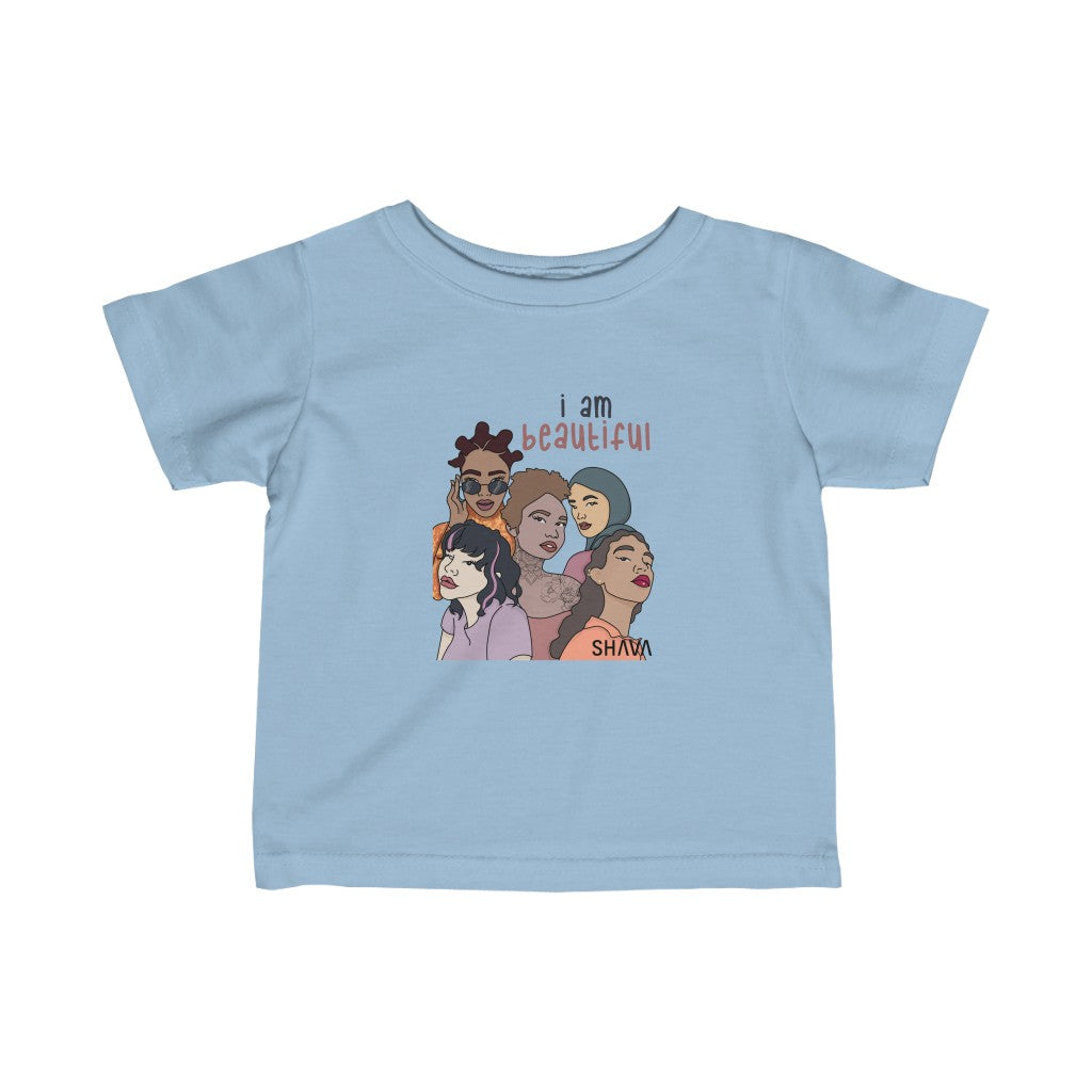 IAC  KIDS T-Shirts Infant Fine Jersey Tee / I am Beautiful Printify