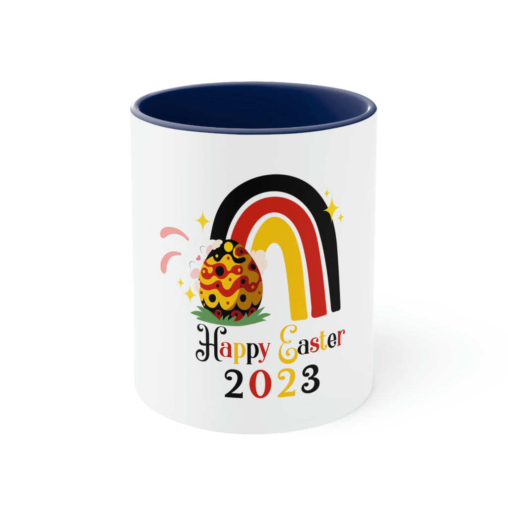 Rubber Flag Accent Coffee Mug Easter Festival - Happy Easter 2023 SHAVA