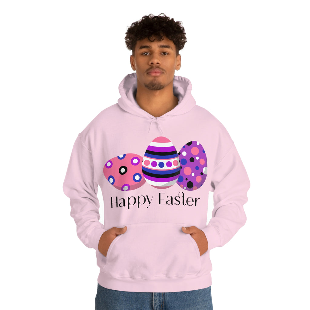 Genderfluid Flag Hoodie Easter Festival Unisex Size - Happy Easter SHAVA