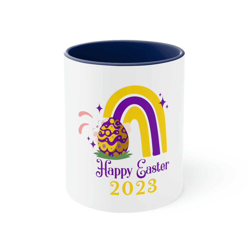 Intersex Flag Accent Coffee Mug Easter Festival - Happy Easter 2023 SHAVA