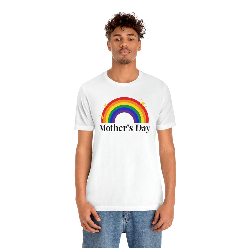 Rainbow Pride Flag Mother's Day Unisex Short Sleeve Tee - Mother's Day SHAVA CO