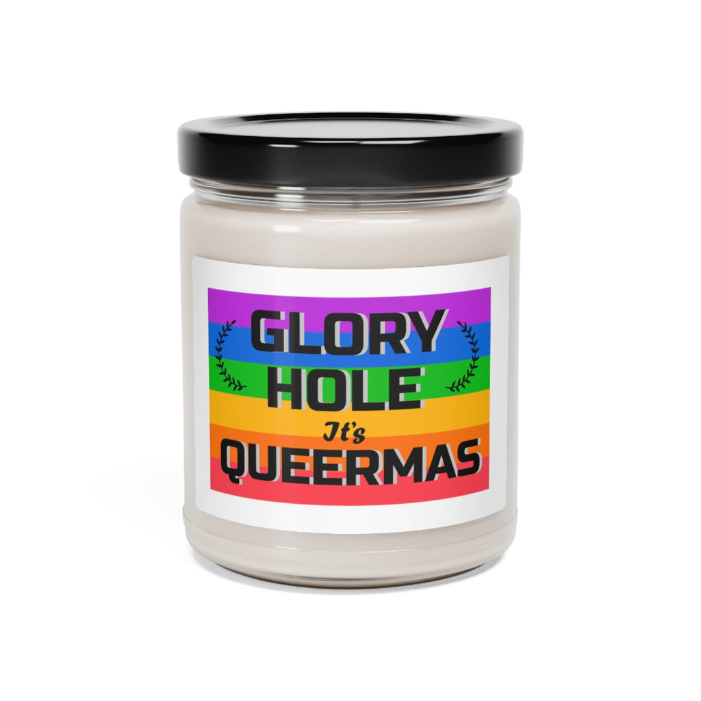 Christmas LGBTQ Custom Scented Soy Jar Candle, 9oz Printify