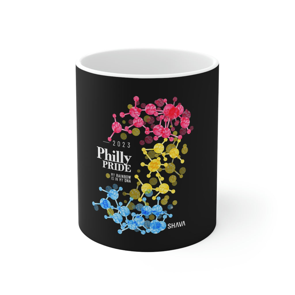 Pansexual Philly Pride Ceramic Mug - Rainbow Is In My DNA SHAVA CO