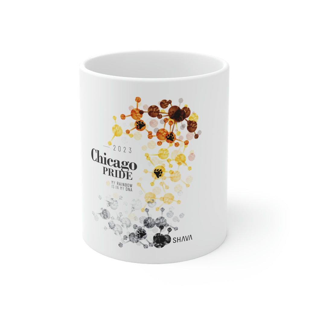 Bear Flag Ceramic Mug Chicago Pride - Rainbow Is In My DNA SHAVA CO