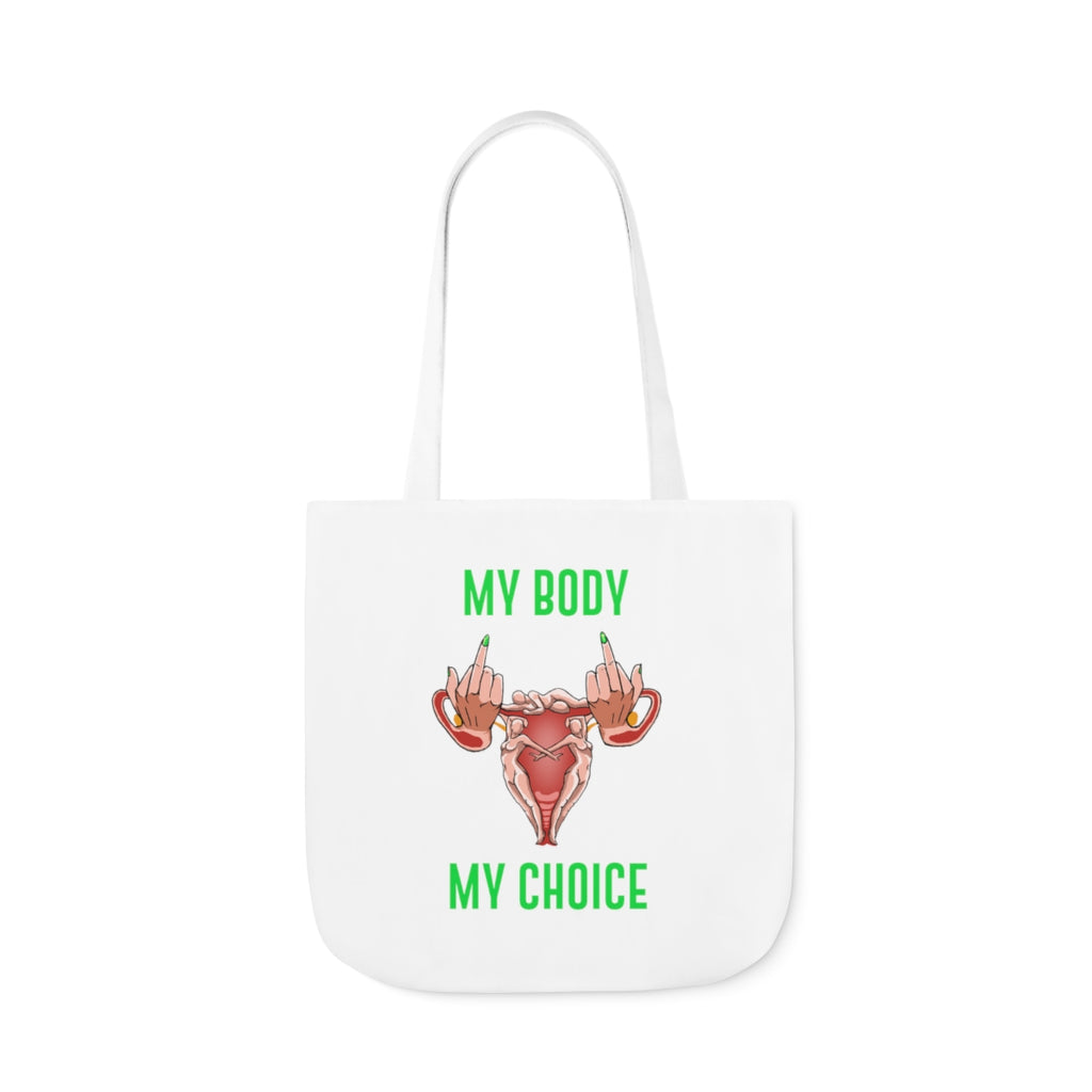 IAC  Accessories Bags  Polyester Canvas Tote Bag / My Body My Choice Printify