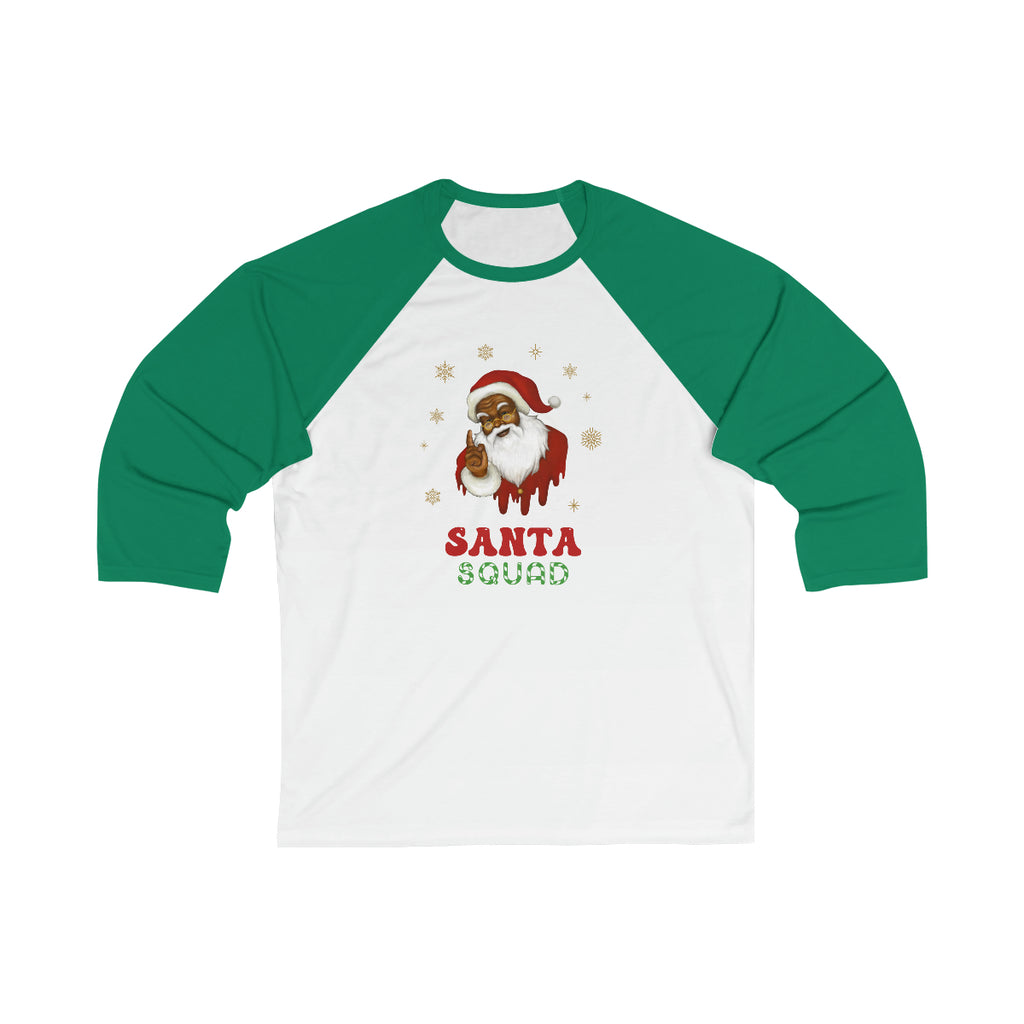 Merry Christmas Unisex Long Sleeves, Unisex Long Sleeves , Unisex 3/4 Sleeve , Santa Saquad Printify