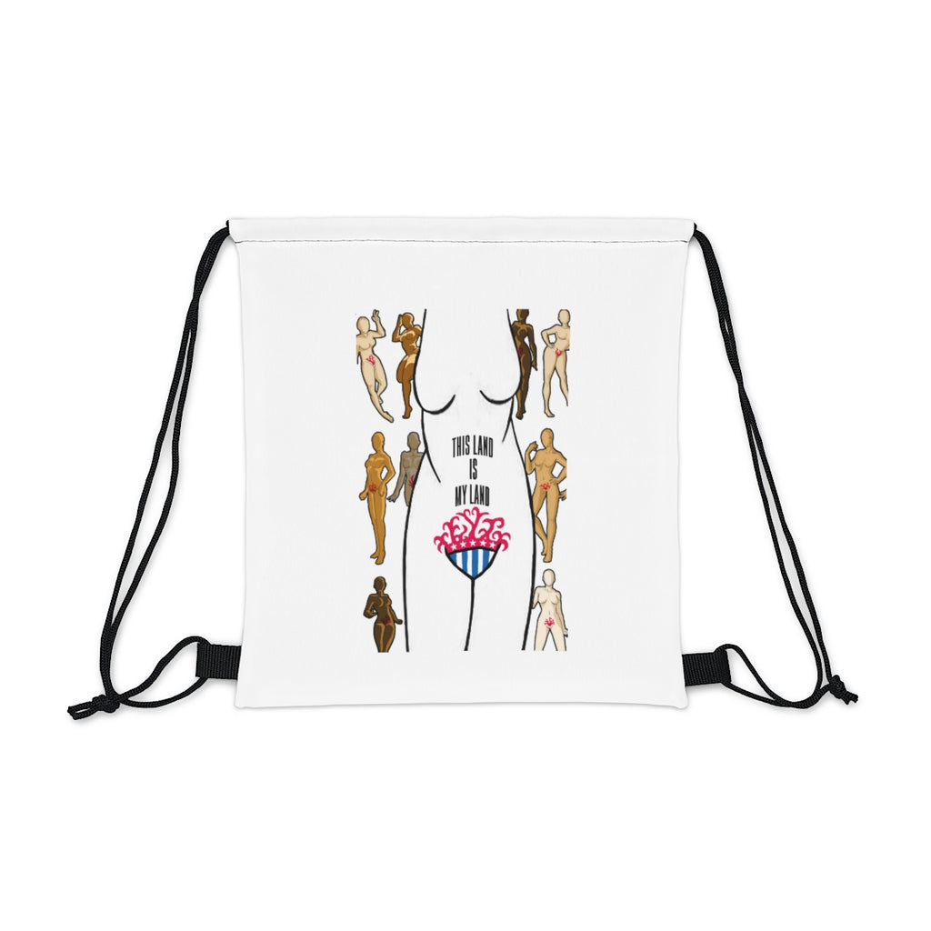 IAC  Accessories Bags  Drawstring Bag/ This Land Is My land Printify