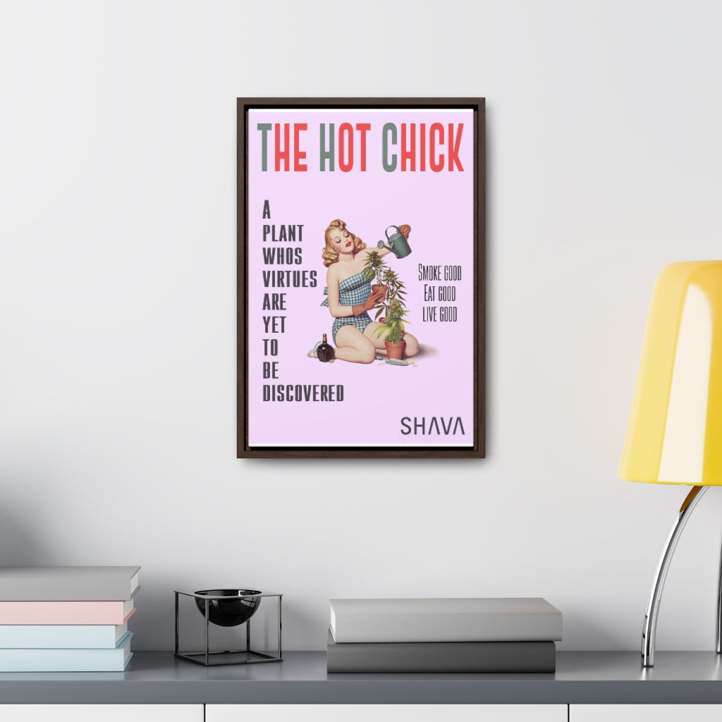 VCC Home & Livings-Canvas Wraps, Vertical Frame / The Hot Chick Printify