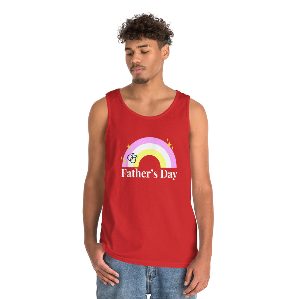 Twink Pride Flag Heavy Cotton Tank Top Unisex Size - Father's Day Printify