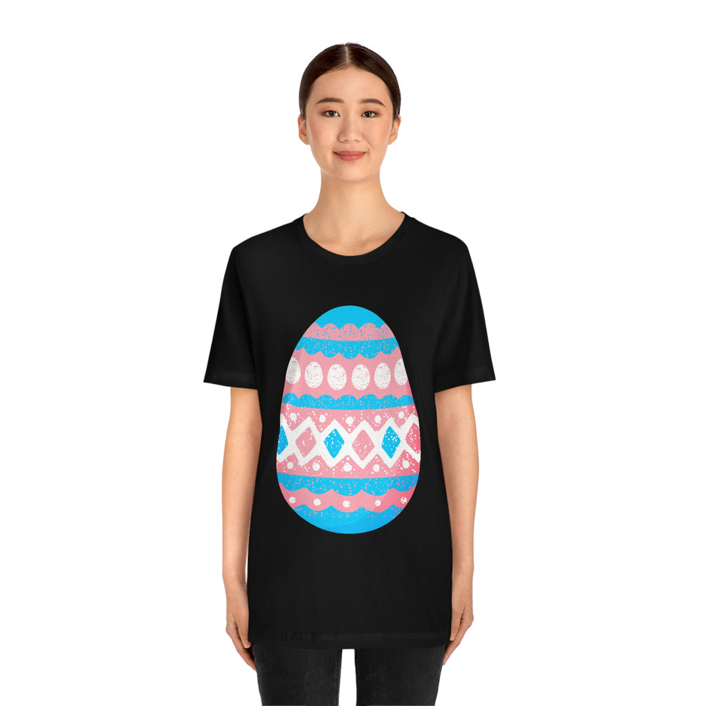 Transgender Flag T-shirt Easter Festival Unisex Size - Egg SHAVA