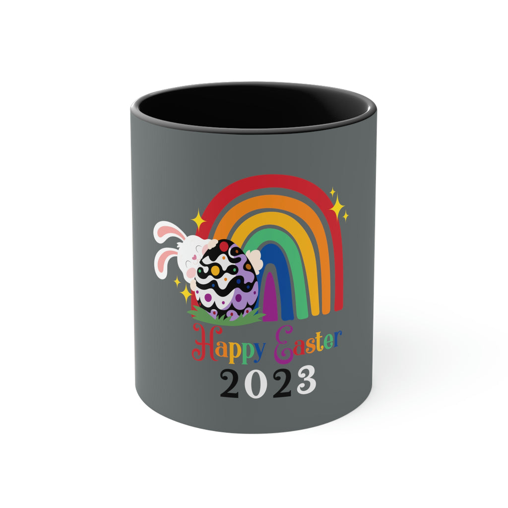 Straight Ally Flag Accent Coffee Mug Easter Festival - Happy Easter 2023 SHAVA